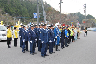 全国春の交通安全運動  豊後大野市の出発式