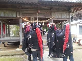 犬飼町 栗ヶ畑神社  春祭り