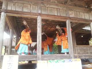 犬飼町 栗ヶ畑神社 春祭り