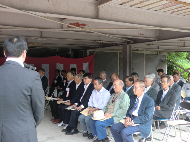 朝地町土地改良区水恩祭