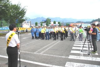 おおいた夏の事故ゼロ運動 出発式 おおいた夏の事故ゼロ運動 出発式