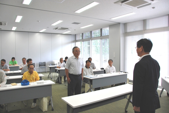 第27回 豊の国ねんりんピック大会 豊後大野市選手団結団式