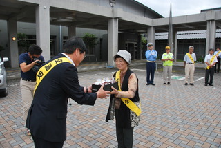 秋の全国交通安全運動 出発式