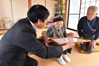 宗フサヱ様 100歳のお祝い