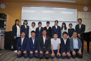 ふれあいミーティングin清川中学校 ふれあいミーティングin清川中学校