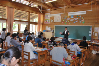 ふれあいミーティングin朝地小学校