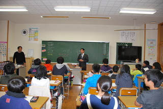 ふれあいミーティングin緒方小学校