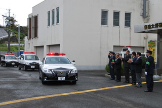 年末年始特別警戒部隊「月の輪部隊」発隊式