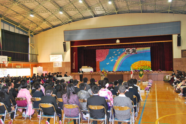 三重東小学校 卒業式