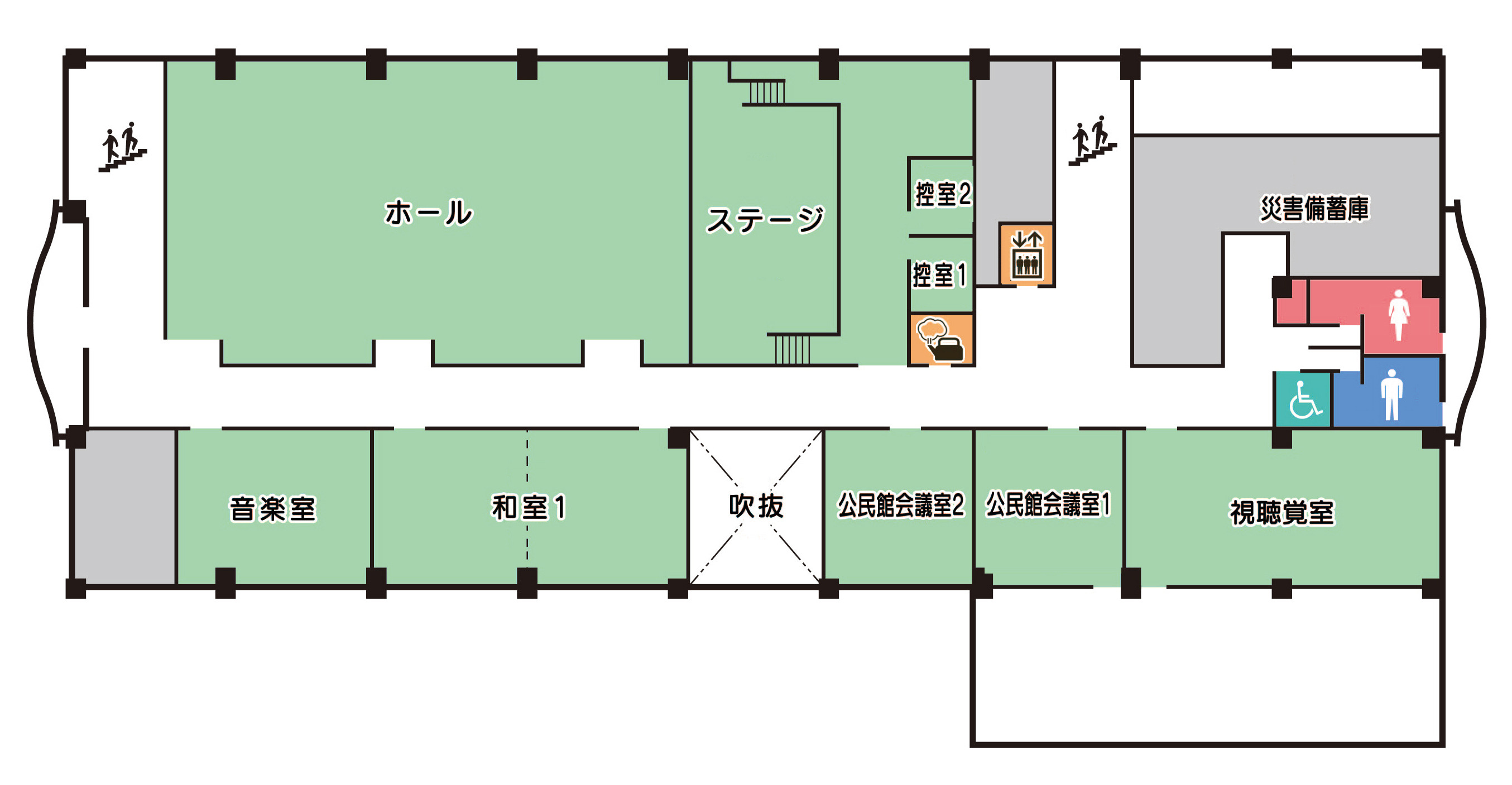 千歳庁舎 本館2階