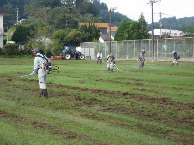 中学校草刈4