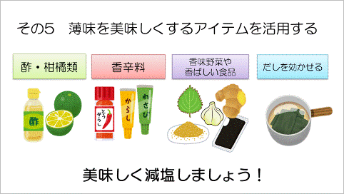 減塩のポイント5