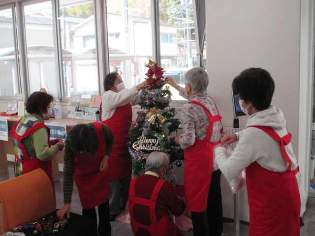 どんこカフェクリスマス飾り付け2