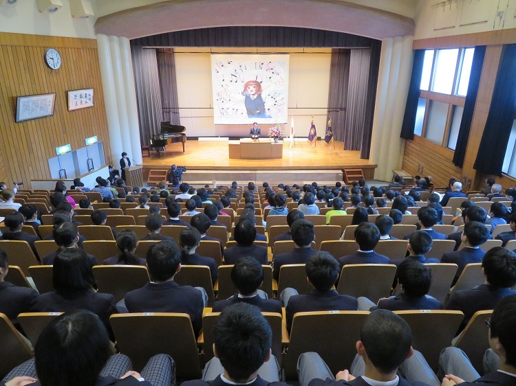 緒方学園開校式