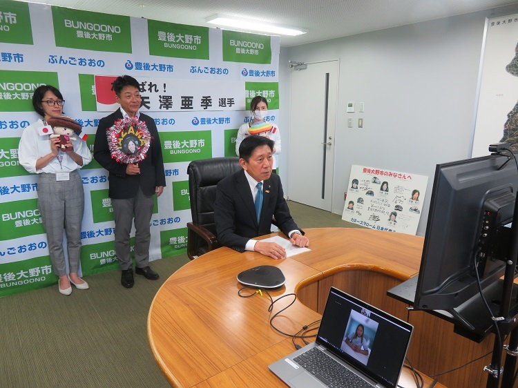 矢澤亜季選手激励会