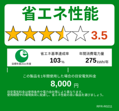 冷蔵庫ラベルの例