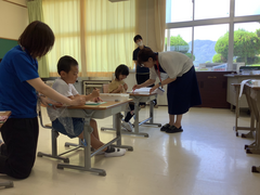 ハナマルをもらっている様相