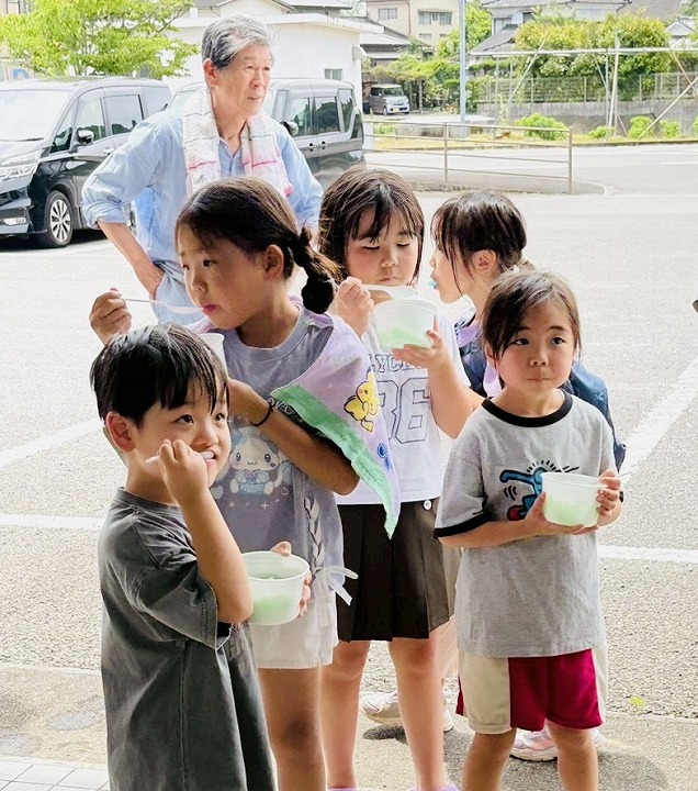 田んぼでSUP11