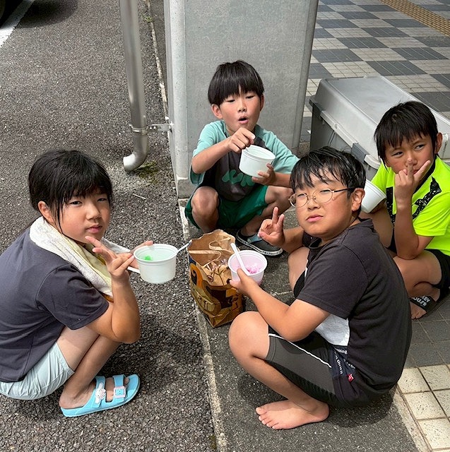 田んぼでSUP12